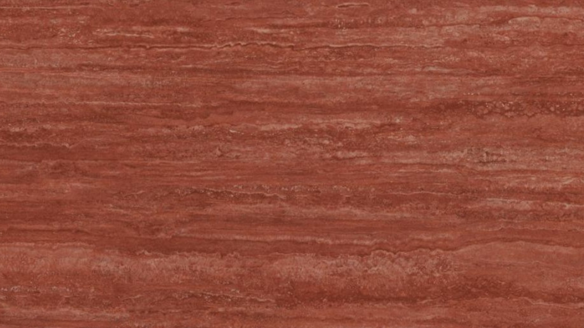 Lámina Travertine Red en superficie arquitectónica de lujo